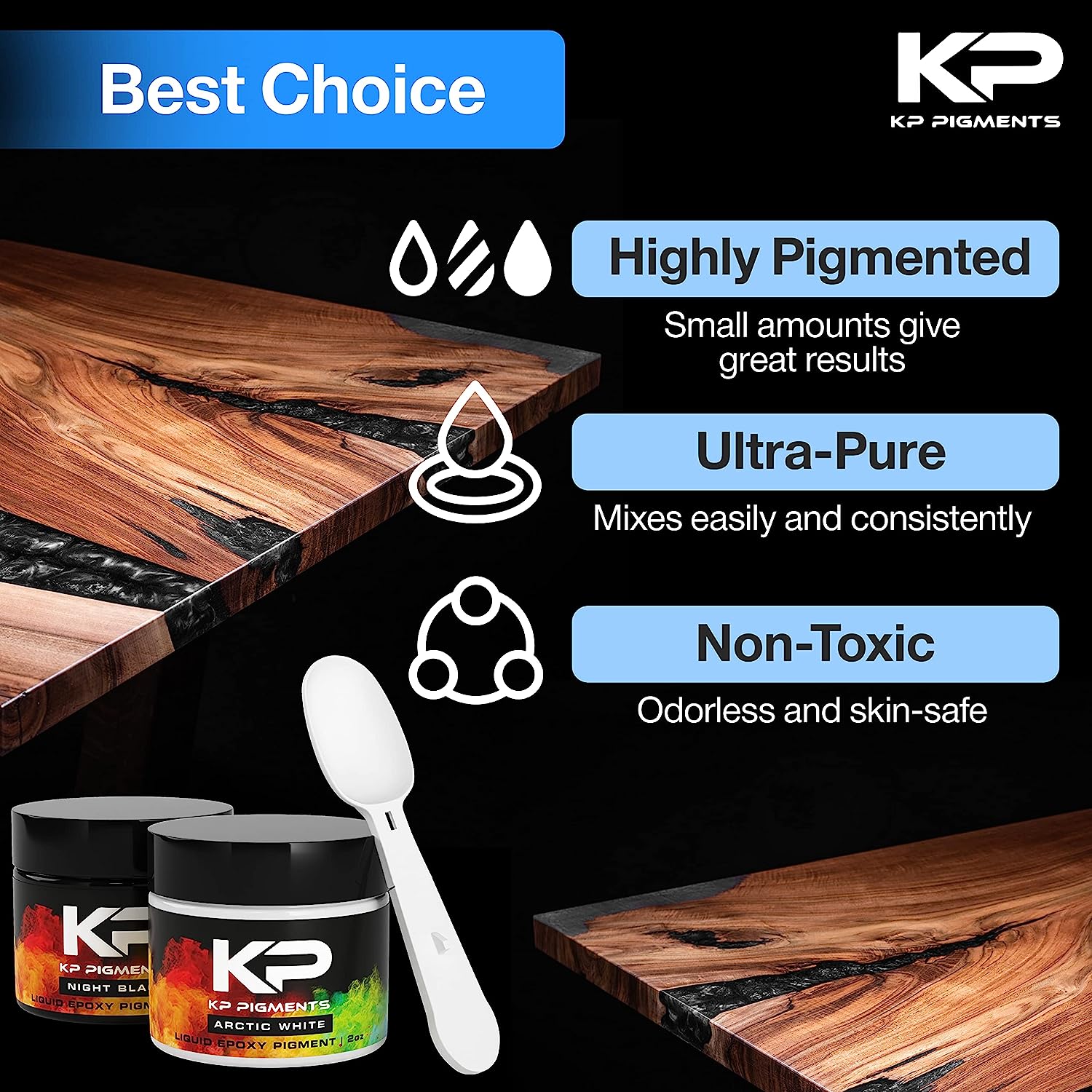 Load image into Gallery viewer, Artic White - Epoxy Pigment Paste for Epoxy Resin, Tint/Pigment Paste with Spoon for Arts and Crafts, Jewelry, Resin Woodworking and More!