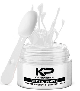 Artic White - Epoxy Pigment Paste for Epoxy Resin, Tint/Pigment Paste with Spoon for Arts and Crafts, Jewelry, Resin Woodworking and More!