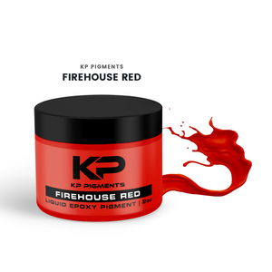 Firehouse Red - Epoxy Pigment Paste for Epoxy Resin, Tint/Pigment Paste with Spoon for Arts and Crafts, Jewelry, Resin Woodworking and More!